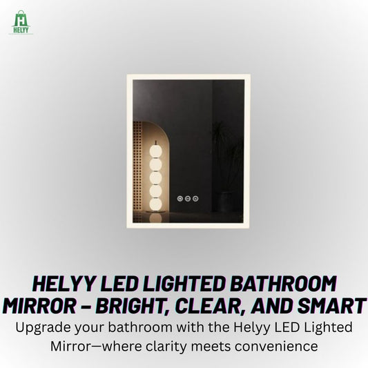 LED Lighted Bathroom Mirror – Bright
